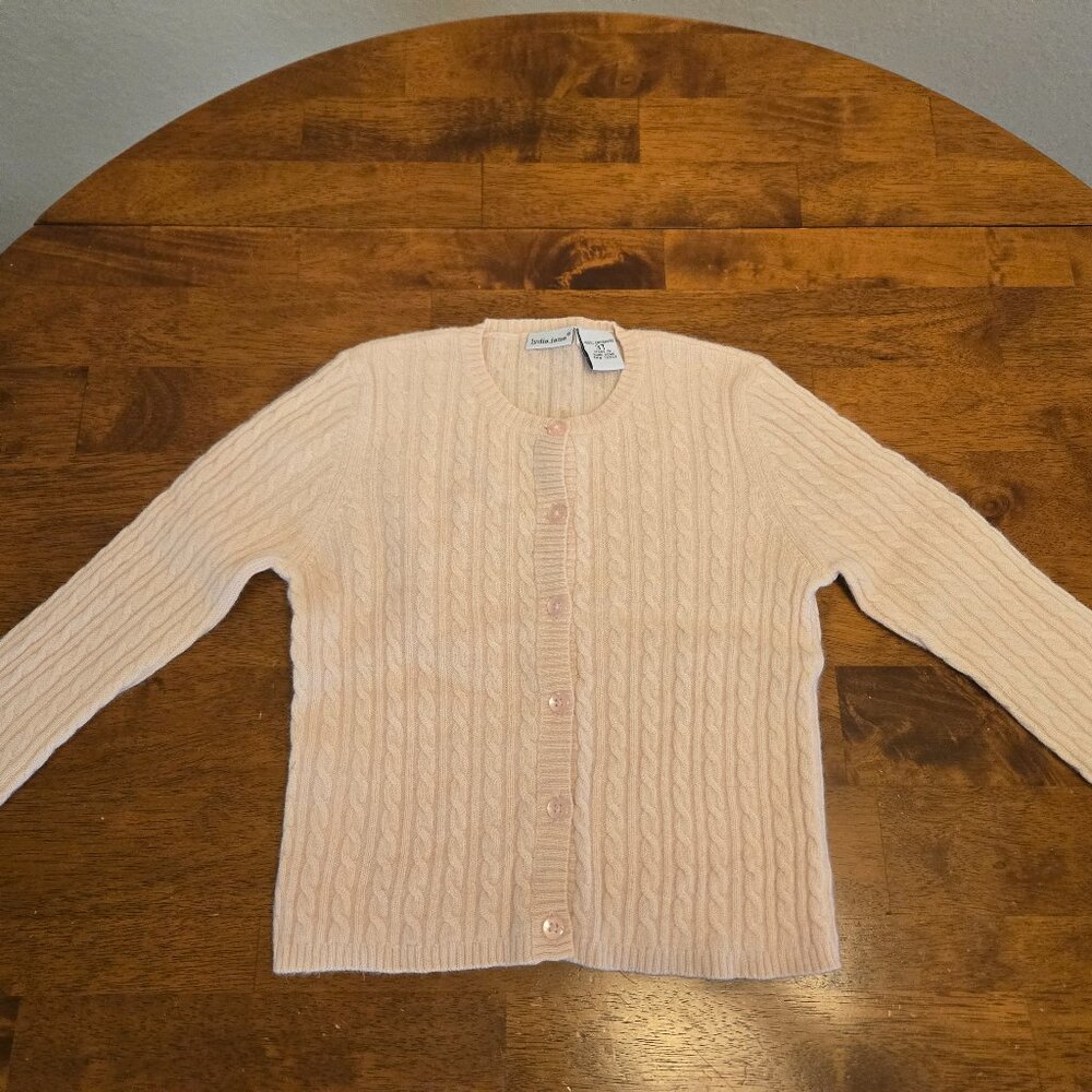 Lydia Jane 100% Pink Cashmere Cardigan Girl's (3T)